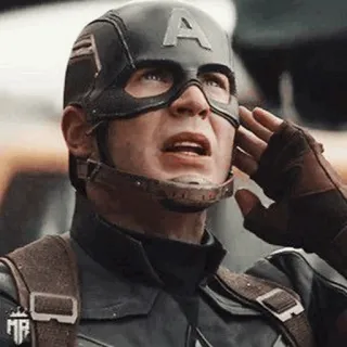 🛡 Captain America Captain America, Marvel, Superhero, Salute, Steve Rogers telegram sticker