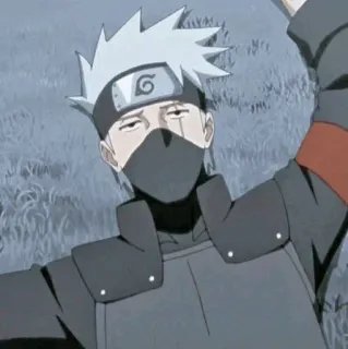 🥷 Kakashi Naruto anime, kakashi, naruto, ninja, manga, cartoon telegram sticker