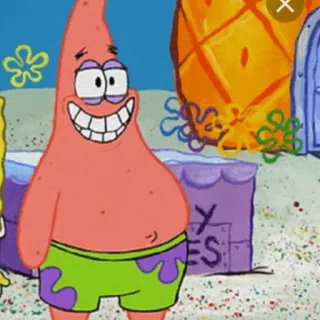 🍦 Patrick Star Spongebob Squarepants dessin animé, Patrick, Bob l'éponge, ami, mer telegram sticker