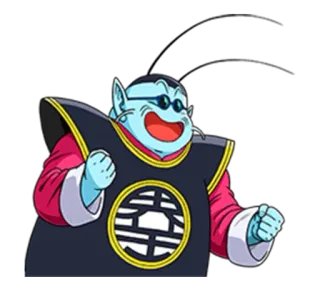 😃 King Kai Dragon Ball Anime, Dragon Ball, Kaio Sama, Personaje, Dibujos animados telegram sticker