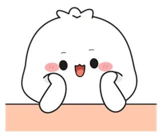 🌟 милый, каваий, очаровательный, счастливый, мультфильм telegram sticker