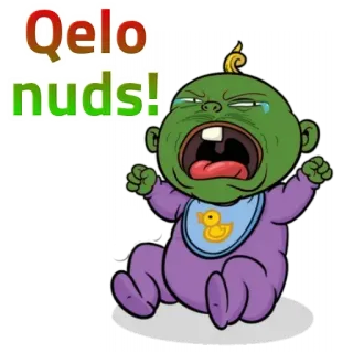 🌚 Qelo nuds! telegram sticker
