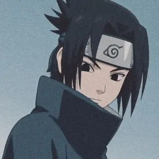 🖲 Sasuke Naruto Аниме, Саске, Наруто, Манга, Ниндзя, Учиха telegram sticker