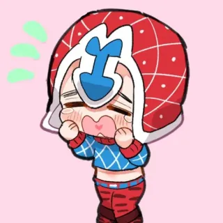😭 Guido Mista JoJo's Bizarre Adventure Anime, Manga, Jojo, Chibi, Kawaii, Mista telegram sticker