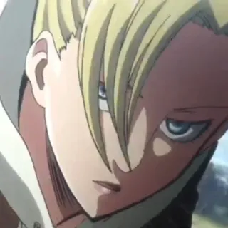 🌟 Annie Leonhart Attack on Titan アニメ, 進撃の巨人, アニ・レオンハート, 金髪, 女性 telegram sticker