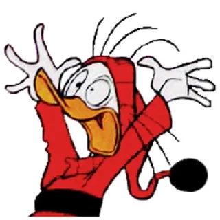 😱 Magica De Spell anatra, cartone animato, strega, magia, disney, cattivo, amelia whatsapp sticker