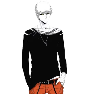 😏 Ichigo Kurosaki Bleach anime, ichigo, bleach, manga, character telegram sticker