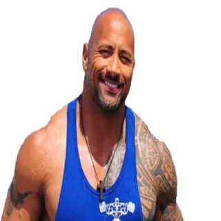 🙂 Dwayne Johnson Dwayne Johnson, Schauspieler, Promi, Wrestler, The Rock telegram sticker
