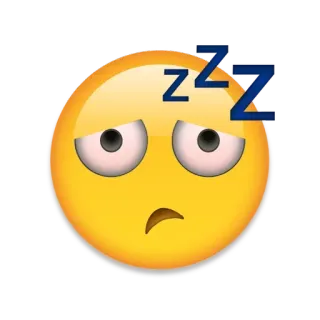 😴 ZZZ Emoji, Dormindo, Cansado, zzz telegram sticker