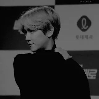 🌛 CHIOT BLANC person, portrait, profile, man, korean telegram sticker
