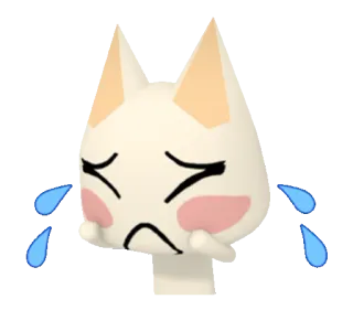 😭 gatto, triste, piangere, kawaii, animale telegram sticker