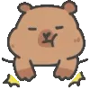 (@ShoutoEmoji) Capy Bara telegram emojis 😤