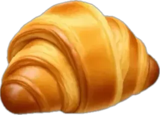 🤩 Croissant, Gebäck, Essen, Brot, Frühstück, Französisch telegram sticker