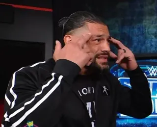 😒 Roman Reigns WWE SmackDown Wrestling, Roman Reigns, WWE, Smackdown, Tribal Chief whatsapp sticker