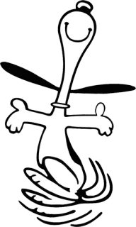 😊 Snoopy Peanuts 漫画, 犬, ダンス, ハッピー telegram sticker