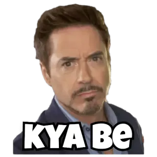 😡 KYA Be drôle, mème, argot indien, hindi, question telegram sticker