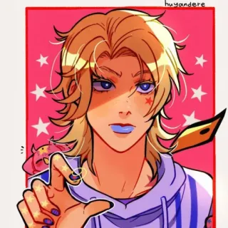 ✨ Johnny Joestar JoJo's Bizarre Adventure Anime, Manga, Jojo, JJBA, Fanart, Johnny, Joestar telegram sticker