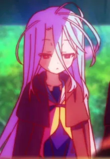 😑 Shiro No Game No Life Anime, No Game No Life, Shiro, Kawaii, Manga, Dễ thương, Cô gái whatsapp sticker
