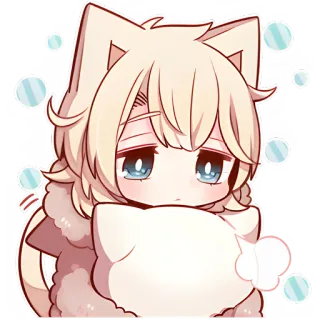 😮‍💨 Anime, Chibi, Mignon, Kawaii, Manga, Art, Illustration telegram sticker