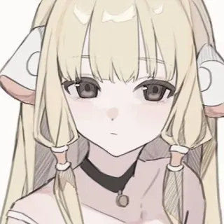 🩰 anime, girl, cartoon, cute, portrait telegram sticker