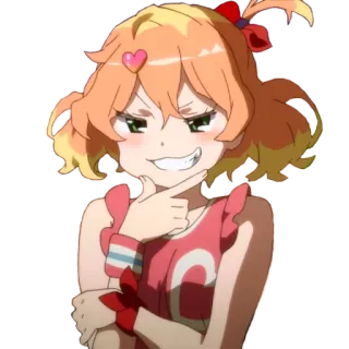 😁 Anime, Cartone animato, Personaggio, Carino/Kawaii, Ragazza telegram sticker