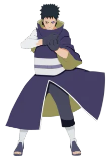 💯 Obito Uchiha Naruto anime, manga, obito uchiha, naruto, uchiha clan, ninja, japanese animation telegram sticker