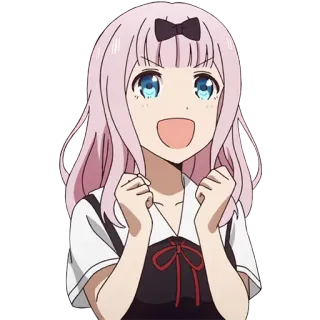 😏 Chika Fujiwara Kaguya-sama: Love Is War Anime, Chika, Kaguya-sama, Love is War, Bonito, Kawaii, Alegre whatsapp sticker