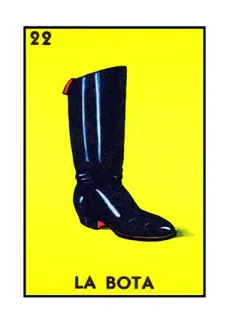 👢 LA BOTA 로테리아, La Bota, 부츠, 스페인어, 멕시코 telegram sticker