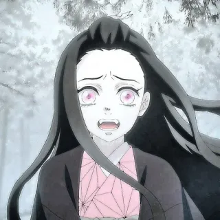 🌿 Nezuko Kamado Demon Slayer Anime, Nezuko, Demon Slayer, Manga, Cartoon, Kawaii whatsapp sticker