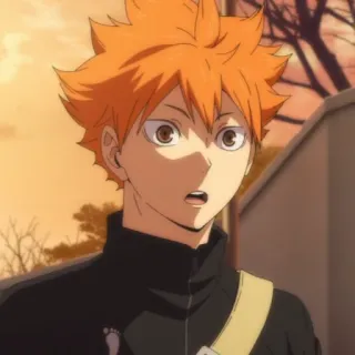 ☀️ Hinata Shoyo Haikyuu!! anime, haikyuu, hinata, shoyo, volleyball telegram sticker