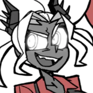 🤟 Judgment Helltaker アニメ, 悪魔, Helltaker, 審判, ビデオゲーム, キャラクター telegram sticker
