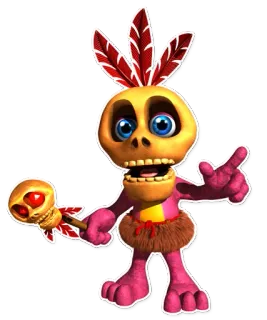 😃 Mumbo Jumbo Banjo-Kazooie Videospiel, Hexendoktor, Mumbo Jumbo, Banjo-Kazooie, Charakter telegram sticker