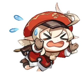 💧 Klee Genshin Impact Anime, Klee, Genshin Impact, Personage, Videogame telegram sticker