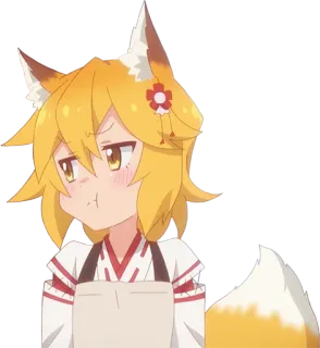 😒 Senko Helpful Fox Senko-san Anime, Volpe, Senko, Carina, Ragazza telegram sticker