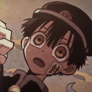 🏮 Hanako Toilet-bound Hanako-kun Anime, Manga, Fantasma, Sobrenatural, Uniforme escolar, Hanako-kun, Lindo, Personaje telegram sticker