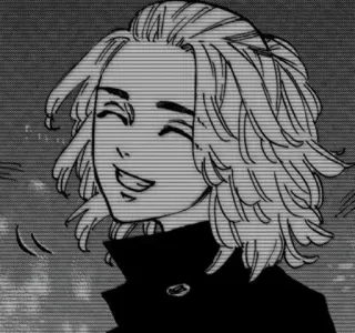 🙂 anime, uśmiechnięty, szczęśliwy, kreskówka, postać, portret telegram sticker