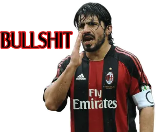 😠 BULLSHIT voetbal, boos, bullshit, sport, atleet, italiaans telegram sticker