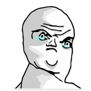 😓 มีม, NPC, ตัวละคร, มีมอินเทอร์เน็ต telegram sticker