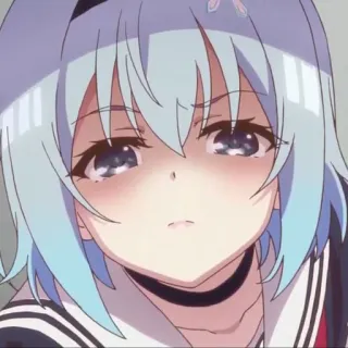 👿 anime, girl, sad, crying, emotional telegram sticker