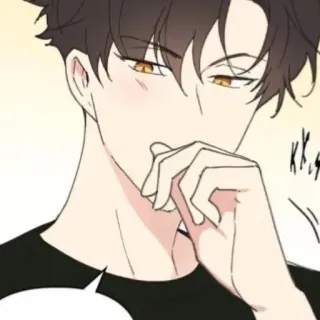 🐈‍⬛ homme, personnage, art, illustration, animé, dessin animé whatsapp sticker