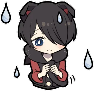 😿 Anime, Triste, Lindo, Manga, Chico, Kawaii whatsapp sticker