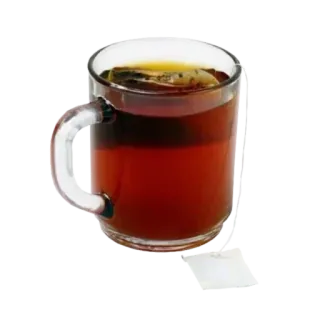 🤩 tea, beverage, drink, cup, tea bag, glass telegram sticker