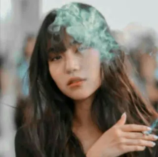 🤰 cigarette, fumer, femme, fumée, tabac telegram sticker