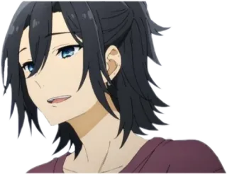 ❤️ Anime, Manga, Personnage, Homme, Portrait telegram sticker