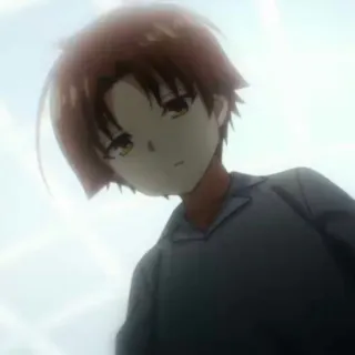 ✨ Kiyotaka Ayanokoji Classroom of the Elite anime, personaggio, scuola, kiyotaka, ayanokoji telegram sticker