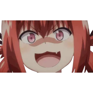 😈 anime, cartoon, manga, demon, angry, evil, character telegram sticker