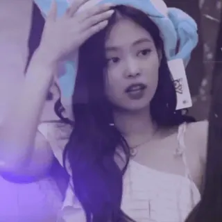 💤 Jennie kpop, дженни, blackpink, певица, айдол, кореянка, женщина, знаменитость telegram sticker