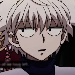 ⚽️ Killua Zoldyck Hunter x Hunter Аниме, Манга, Киллуа, Золдик, Hunter x Hunter, Мультфильм, Персонаж, Белые волосы telegram sticker