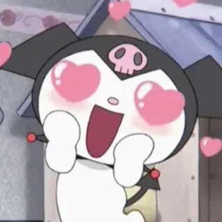 🥰 Kuromi Dibujos animados, Kawaii, Anime, Personaje, Lindo, Sanrio telegram sticker