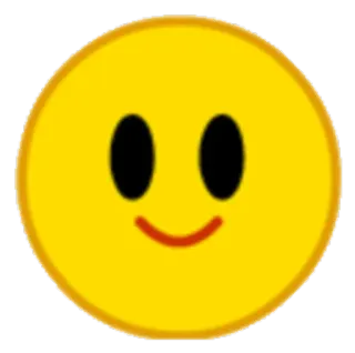 😊 Smiley, Émoji, Jaune, Sourire, Joyeux telegram sticker